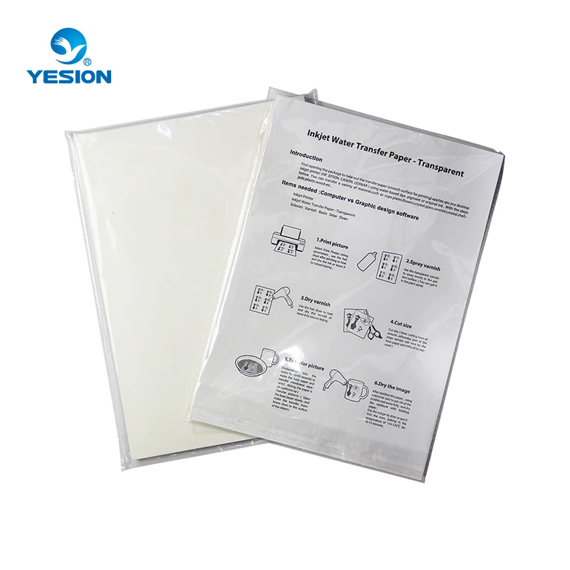 
Переводная бумага Yesion для стекла, кружки, свечи/струйной печати, переводная бумага 