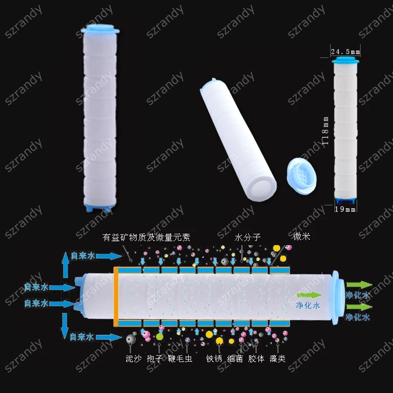 3 Color No Battery Needed LED Color Lighting Filter Shower Heads Bathroom RGB LED Shower