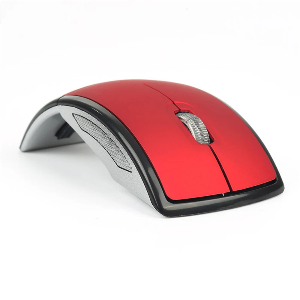 Best Cheap Foldable Optical Wireless Mouse 2.4GHz USB Interface Ergonomic ABS Mini Design for Laptops and Desktops