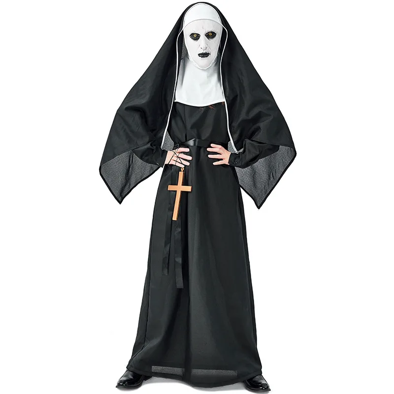 Halloween Revelry Horror Convent Ghost Nun Demon Nun Male Cross-dressing Movie Role Play