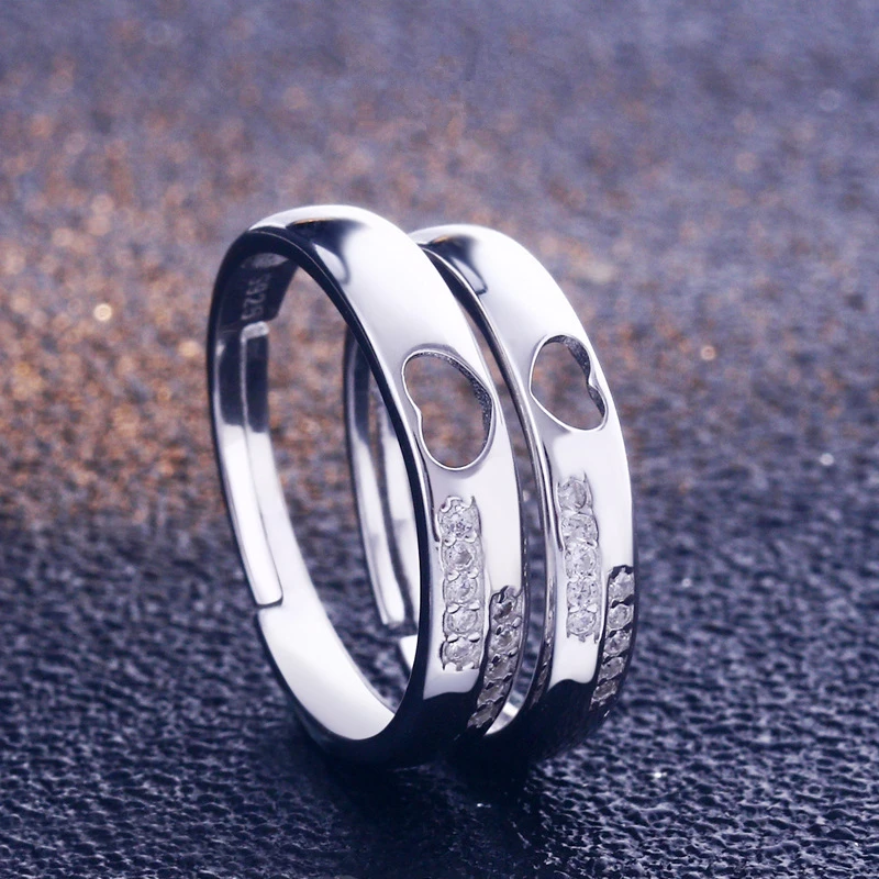 heart ring 925 sterling silver hollow| Alibaba.com