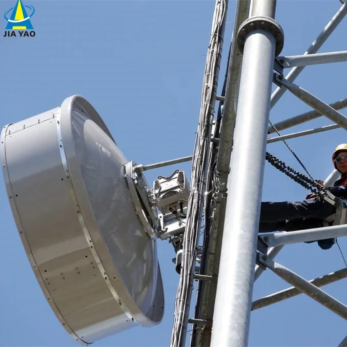 Factory Price High Resolution Galvanized Manufacturer 3-leg Wimax Vhf Gsm Cdma Base Station Signal Transmission Free Stand Tower