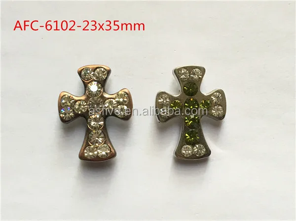 Крест из горного хрусталя для пряжки