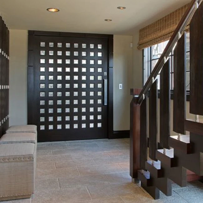 Modern Design System Floor Spring Entry Front Pivot Door
