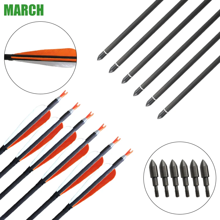 Right Helical Vanes Offset Fletch Arrow