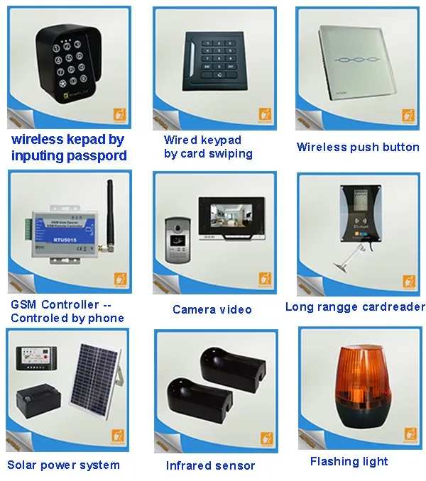 Heavy Duty Sliding Gate Openers Track Gate Automation System for Driveways