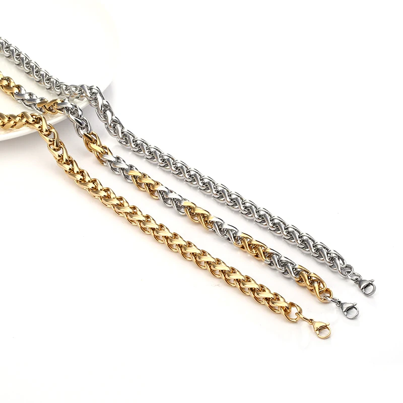 Fashion High Quality Jean Jewelry Stainless Steel Gold Chains