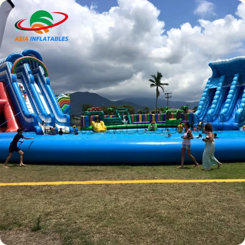 Adult Giant Water Park Inflatable Water Slide for Pool