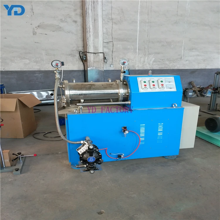 Advanced Technology Practical and Durable Horizontal Lab Bead Mill Lab Chemical Dyno Mill for Manufacturing Plant