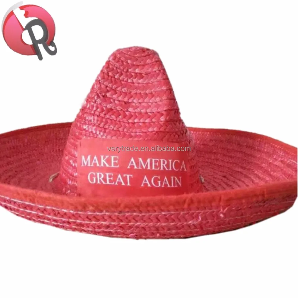 Topi Sombrero Merah Jerami Besar,Topi 