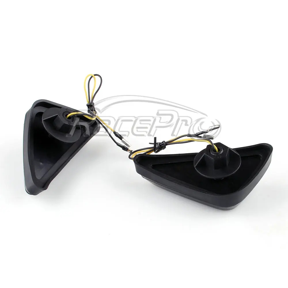 Aftermarket Triangle Casing LED Light Motorcycle Turn Signal for Kawasaki Suzuki Yamaha