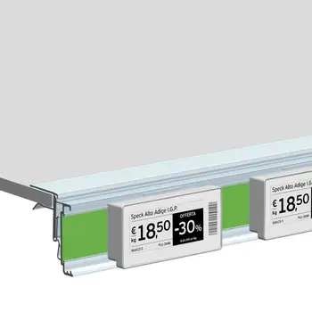 Electronic Data Strip Shelf Rails For Pricer Or Hanshow Labels - Buy ...
