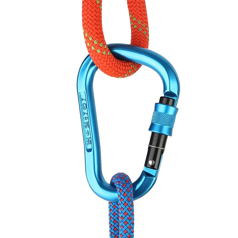 XINDA HMS 7075 алюминиевый карабин для альпинизма 24kN