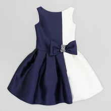 baby girls dress children costumes toddler clothing kid clothes Sleeveless new popular 2015 cute Bowknot kleidung