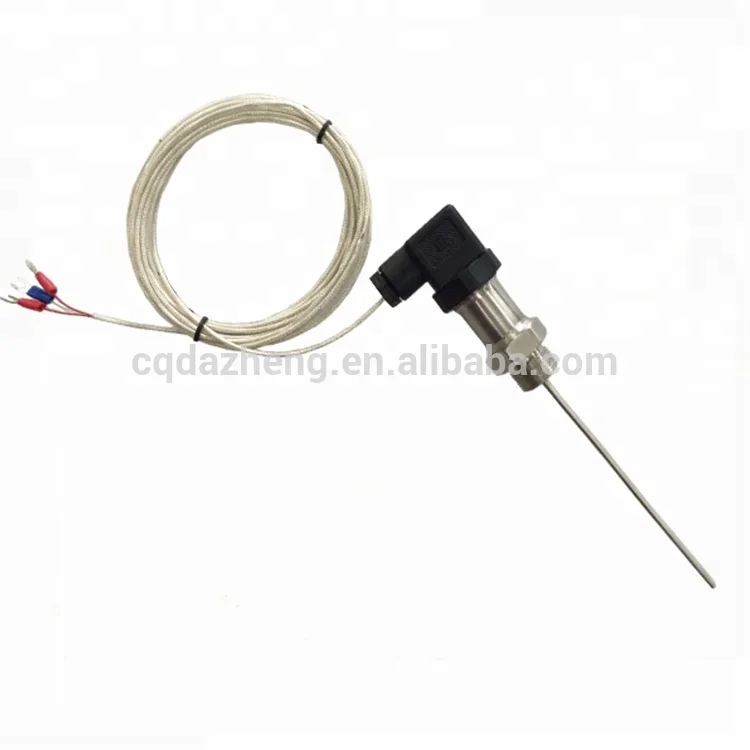 4-Wire Pt100 RTD Temperature Sensor IP65 Rated Customizable Length OEM Support CE Certified