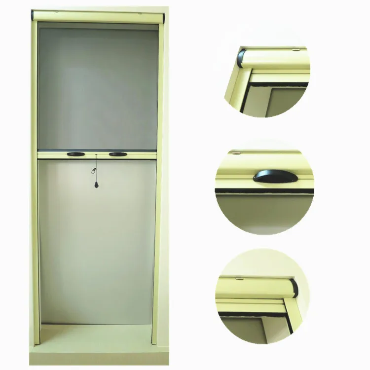 Rolling Insect Screen Window Retractable Mosquito Screen Net Insect up Down Sliding Fly Screen Window
