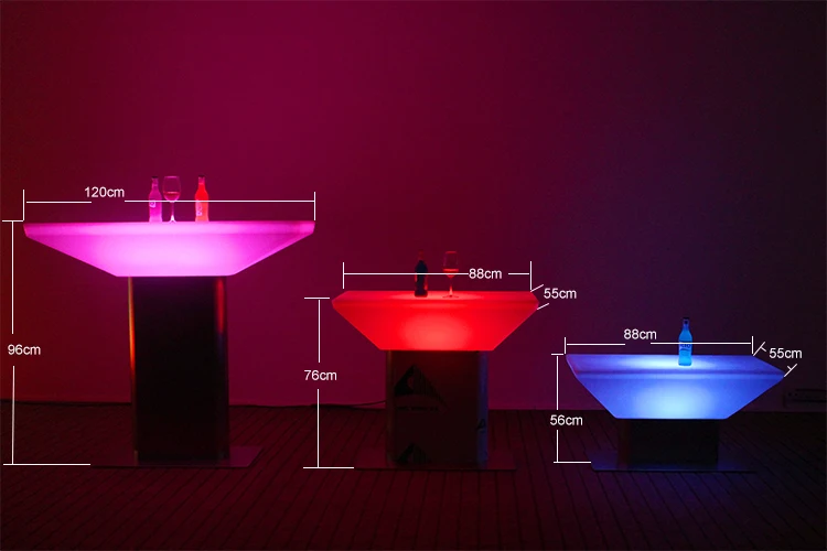 
 Горячая распродажа! Барный стол со светодиодной подсветкой, 16 цветов  