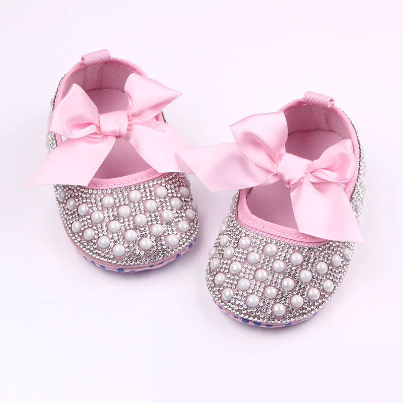 Bling узелком-бабочкой на платформенных смешанные цвета счастливый ребенок туфли к платью для девочек