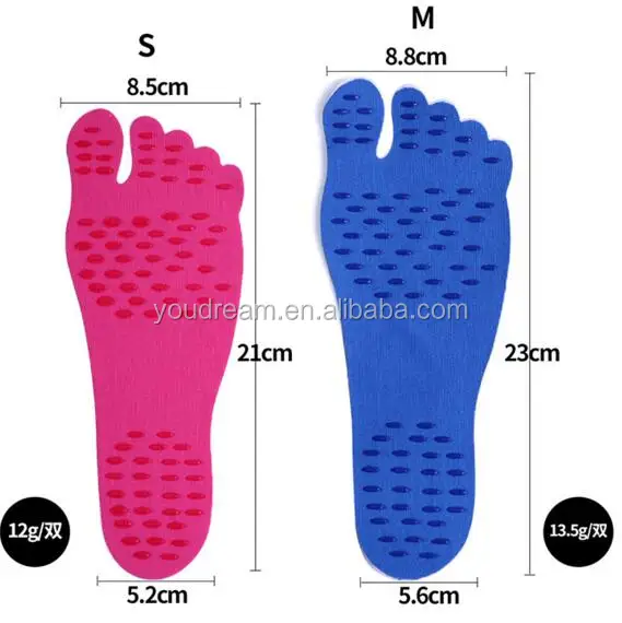 
Босиком сцеплением с заплатками Nakefit обувь на плоской подошве с гибкой средства ухода за кожей стоп защита прочно держаться на поверхности стельки 