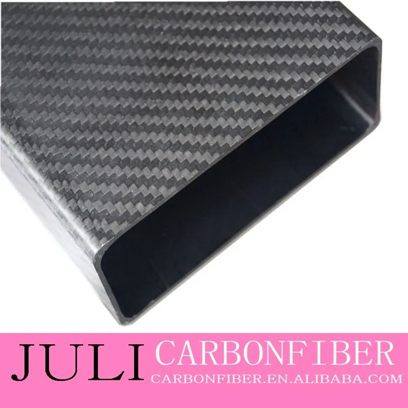 1* 100cm L 3K Plain/Twill weave Full Carbon Fiber Square Tube 15/20/25/30/35/40 