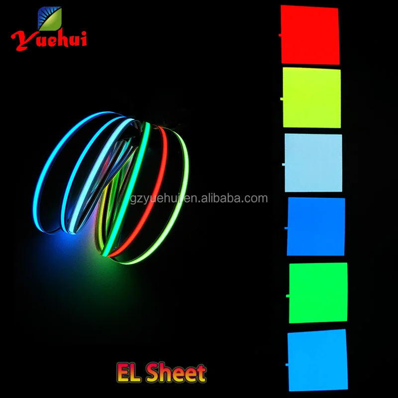 
 6 видов цветов выбор 10x10 см без инвертора EL лист электронной панелью для дисплей праздник Car House Модель фестиваль и украшение для вечеринки  