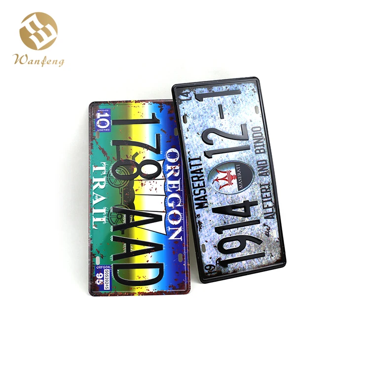 Hight Quality Car Number Vintage Mexico Tourist Souvenir License Plates
