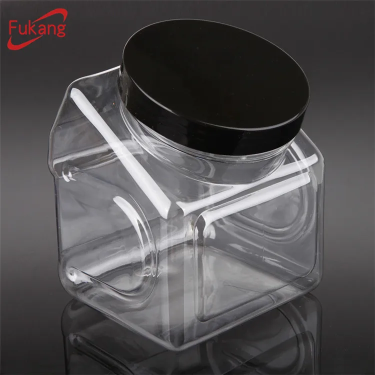 Unique Design 2L with Mouth Pet Jar for Salt Packaging
