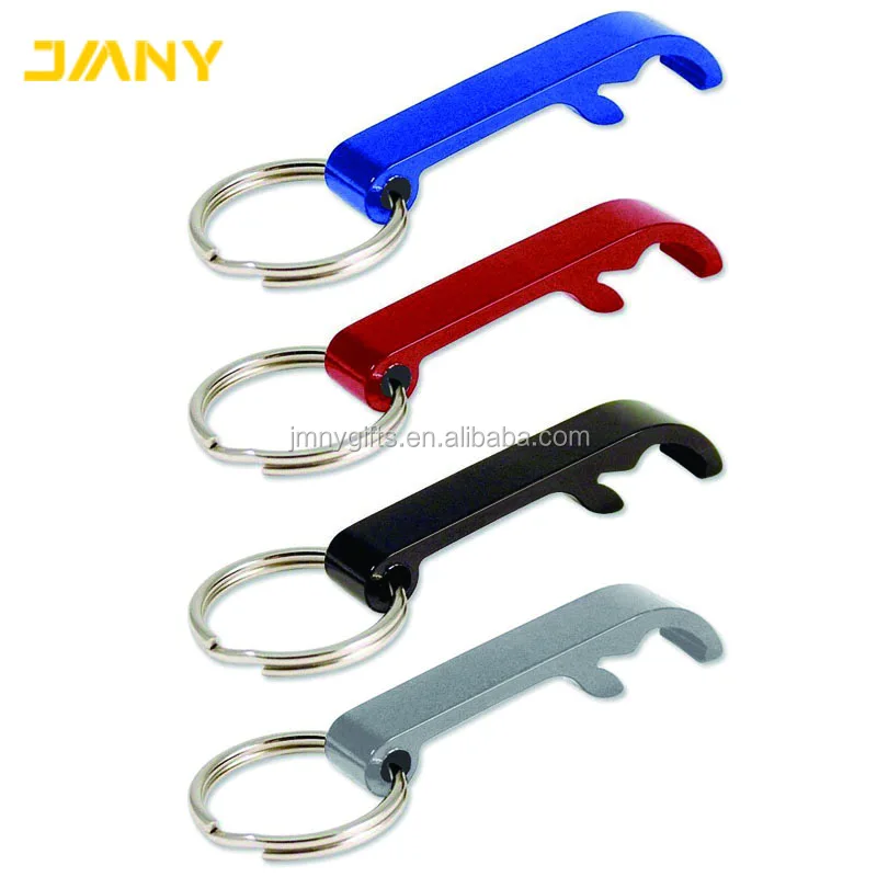 4 in 1 Bottle Opener Aluminium Key Chain Ring Tiger Can Opener Bar