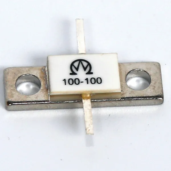 200Ohm Flange Mount Wirewound Resistor with Copper Nickel Plated Aluminum Housed for RF Applications