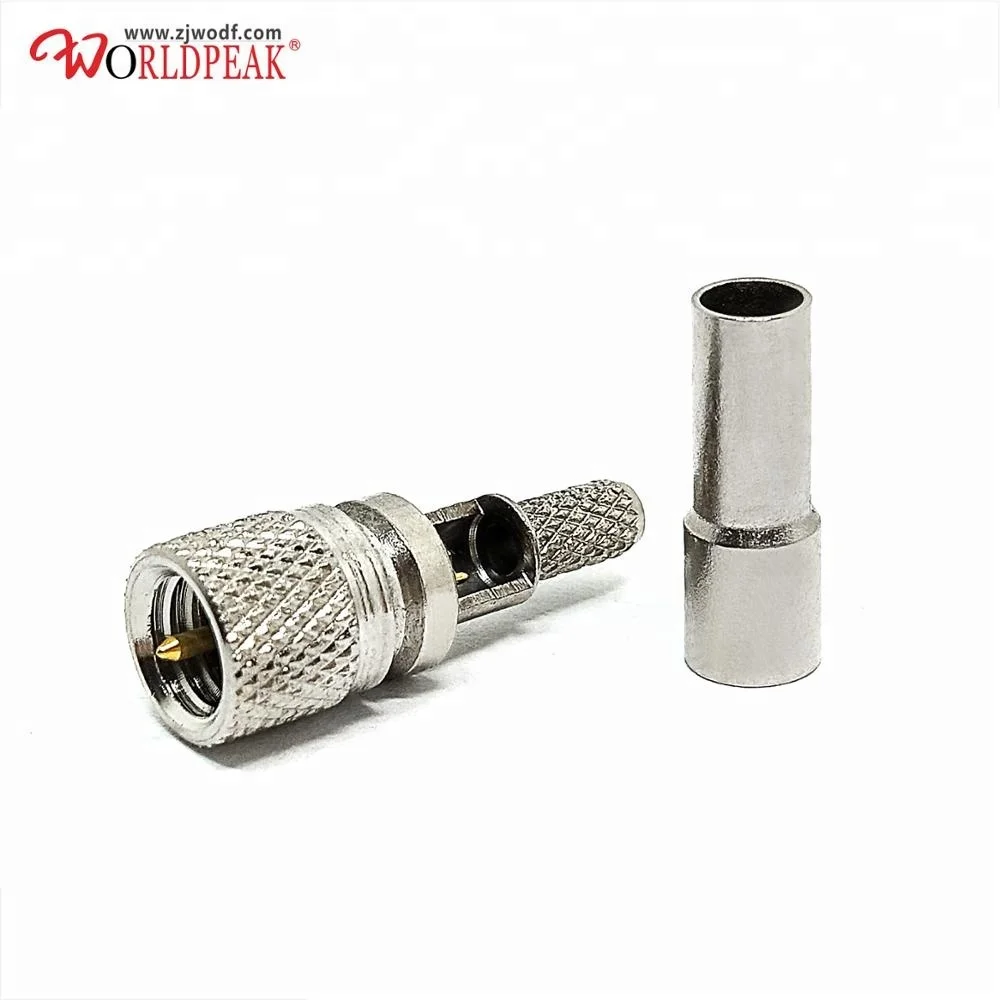 BNC Male Plug Crimp RG174 RFC100 RG316 Cable RF