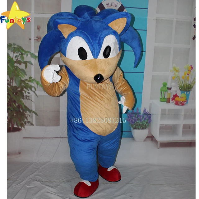 Noleggio Mascotte Costume Sonic