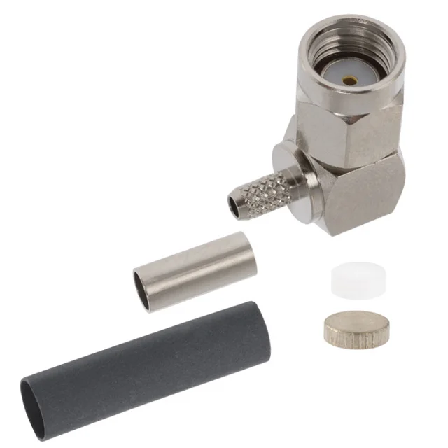 RP-SMA Male to RP for SMA Female Right Angle Adapter Connector for RF Applications