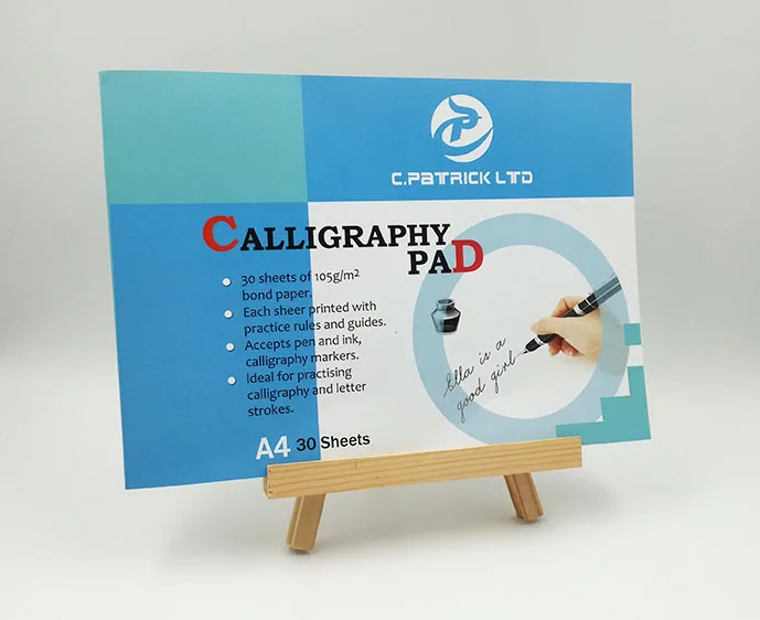 Блокнот для письма каллиграфии с печатной линией
