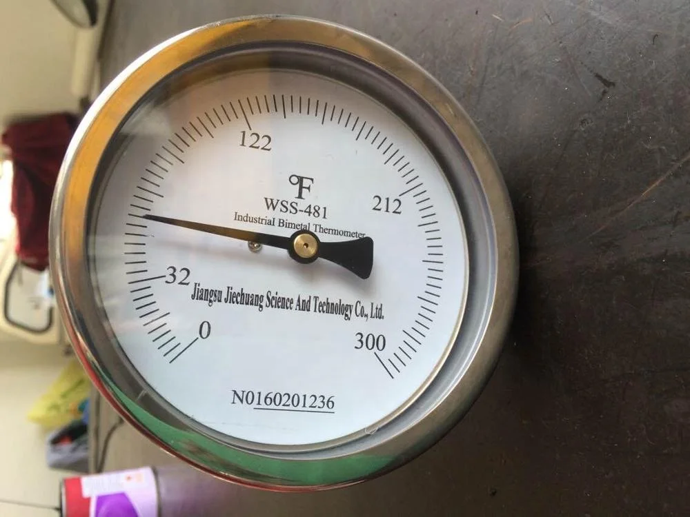 Bimetal Thermometer with PT100 RTD Sensor Temperature Transmitter