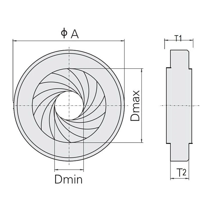 1-16mm Aperture Diameter Zoom Iris Diaphragm Aperture Condenser for Camera Optical CCTV Lens Optical Instrument 10 Blades