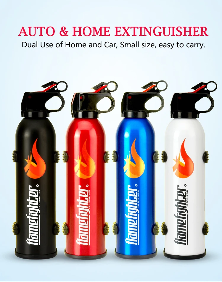 500g Aluminum Car Fire Extinguisher High Quality Portable Car Mini Fire Extinguisher