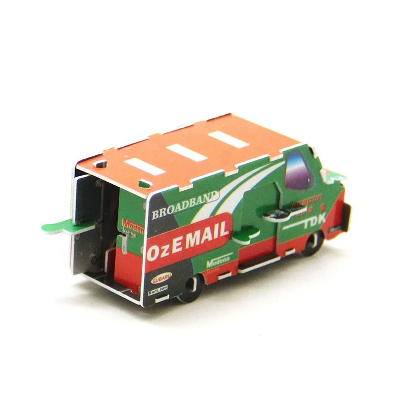 
Популярный дизайн игрушки DIY Забавный 3D пластиковый мини-пазл автомобиль для детей 