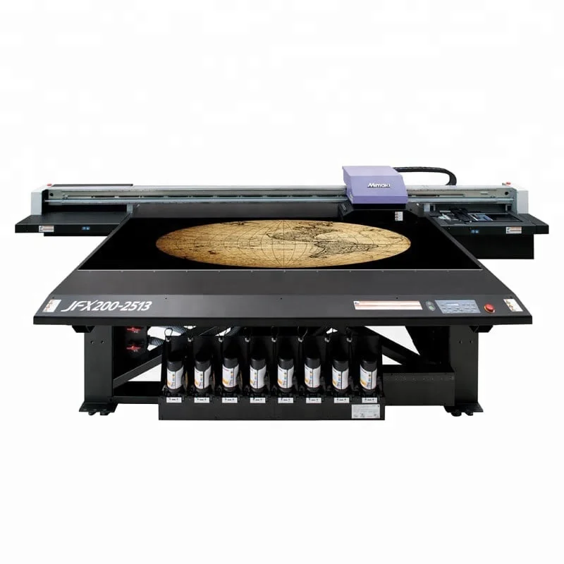 Mimaki JFX200-2513 UV Flatbed Printer: 2500mm Width, 25 sqm/h