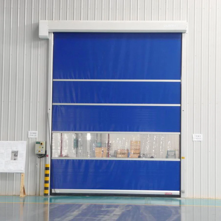 Industrial Automatic Fast Track Roll up Doors for Heavy Traffic Areas