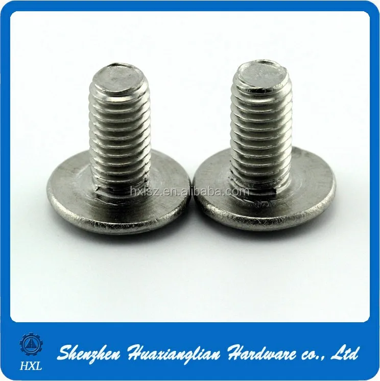 Stainless Steel Flat Round Head Welding Screw Bolt with Three Spot