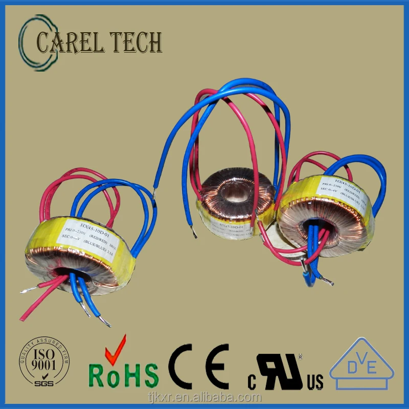 Input 220V 230V to Output 9V 24V 36V Toroidal Transformer for Water Pump Solar Inverter Welder Inverter Power Amplifier