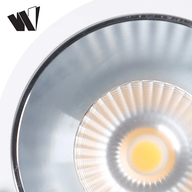 Встраиваемый потолочный светодиодный Светильник направленного света высокой мощности с регулируемым лучом COB 12 Вт