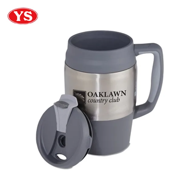 Eco Friendly 34oz Double Wall Thermos Stainless Steel Bubba Mug with Handle