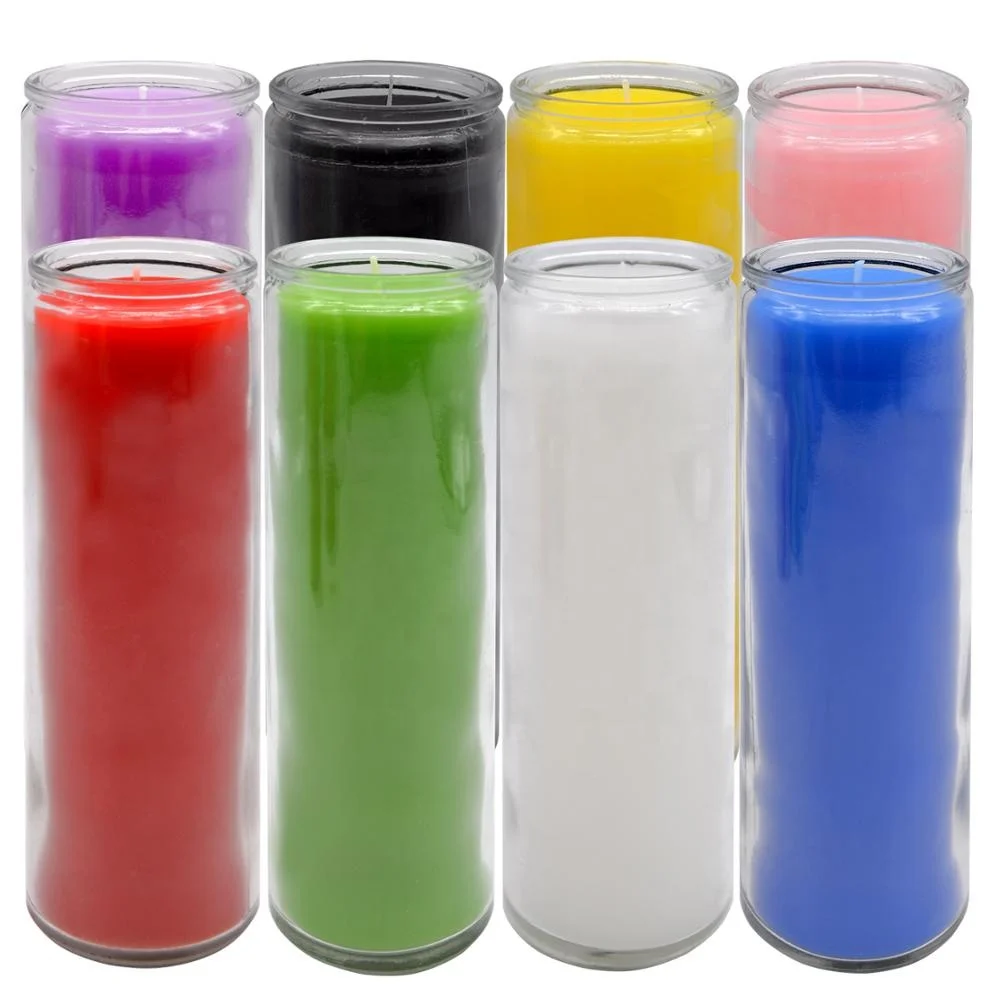 INDIO 7 Day Glass Candle All Pupose 7 Colos