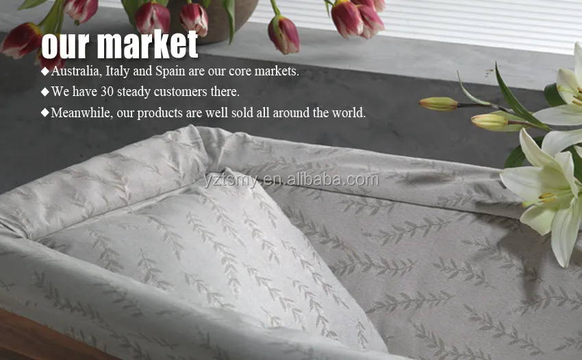 JS-L097 Customized Cotton Casket Coffin Crypt Liners