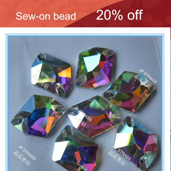 flat back glass beads