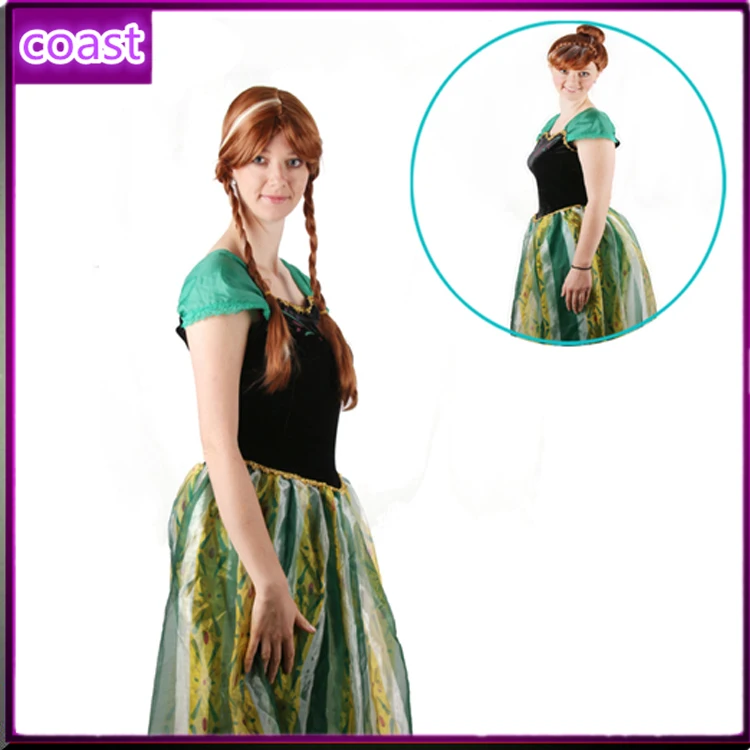 
 Новейшие Мультяшные персонажи Анна Эльза Принцесса необычный Костюм Детское платье  