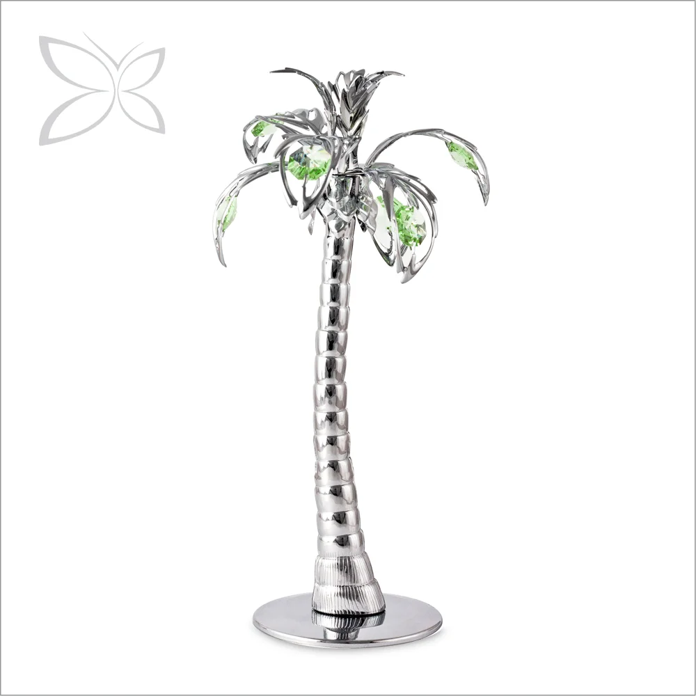 número Dureza lado Crystocraft Finest Chrome Plated Metal Palm Tree Decorated With Brilliant  Cut Crystals Table Decoration - Buy Table Decoration Metal Palm Tree With  Lead Free Crystal,Crystals Decorative Artificial Palm Trees Desk Top  Decoration,Chrome