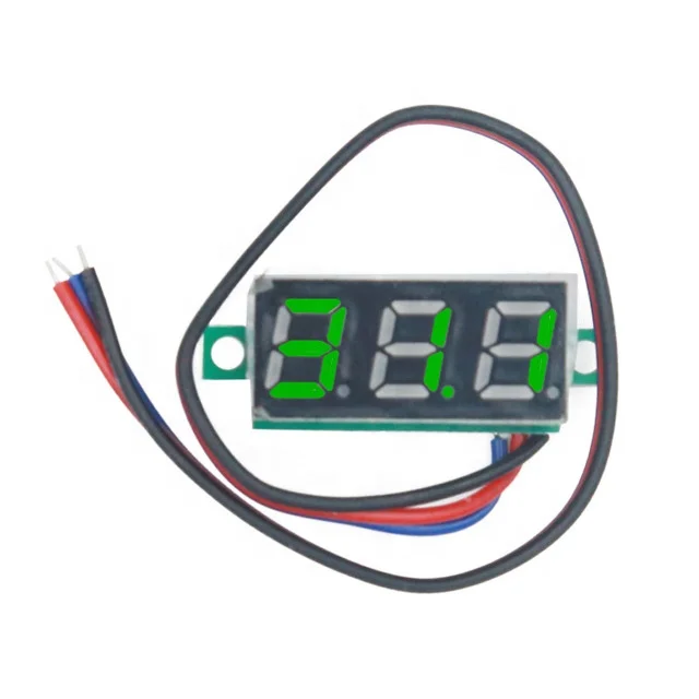 M4430 DC 0-100V 200V 10A Digale Voltmetro Amperometro 0.28 ''Display A LED Regolatore Di Tensione Volt AMP Tester Del Tester Auto Car DC 5V 12V - Foto 7