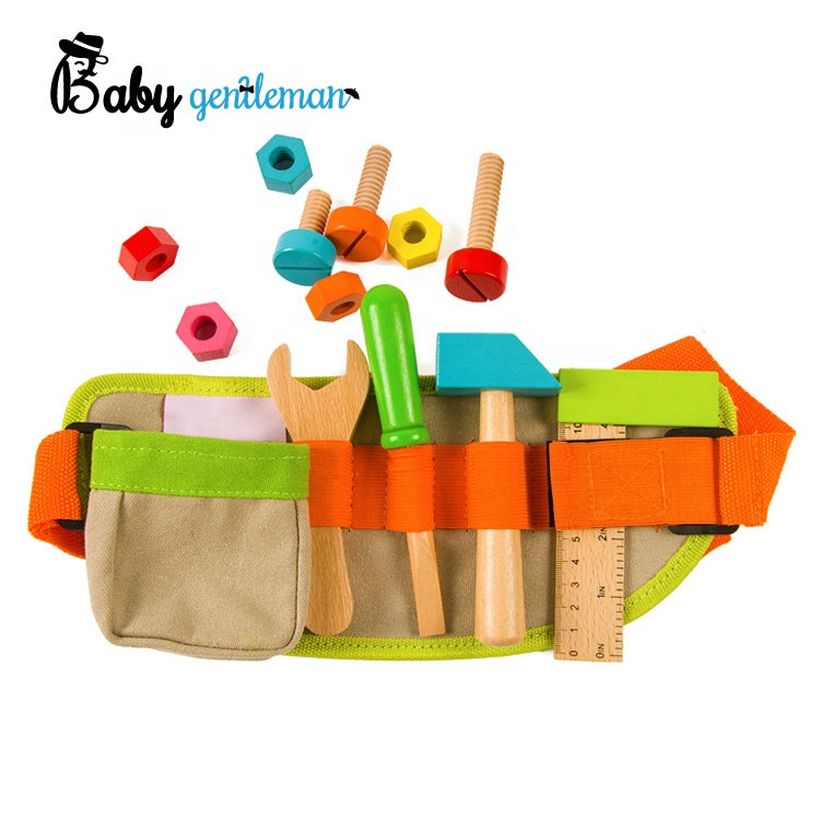 Лучшая модная образовательная деревянная игрушка инструмент ремень для детей Z03113D